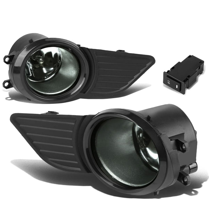 2011-2017 Toyota Sienna Fog Lights with Switch & Bezel - Smoke