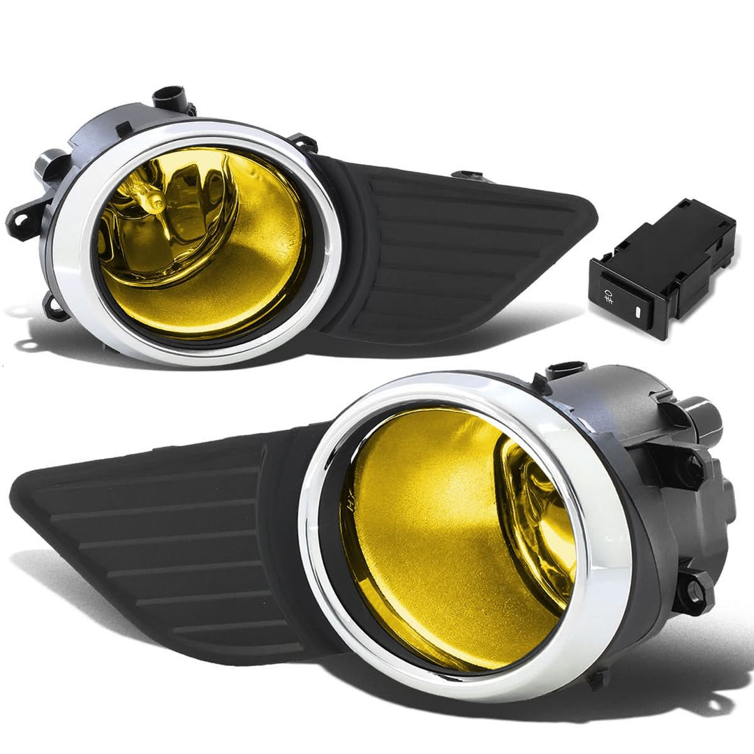 2011-2017 Toyota Sienna Fog Lights with Switch & Chrome Bezel