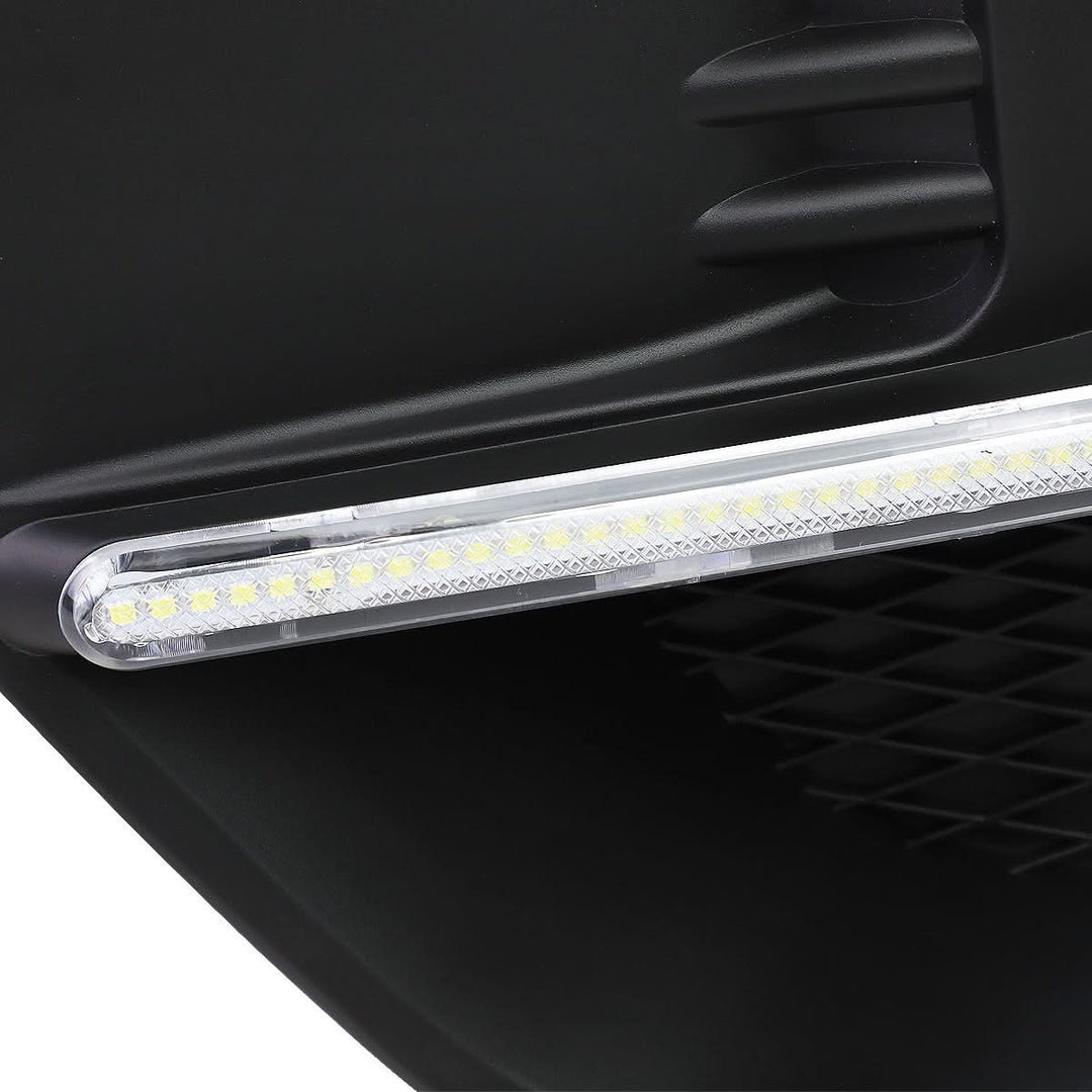2015-2017 Subaru WRX STI LED Fog Lights with Bezel Chrome Clear