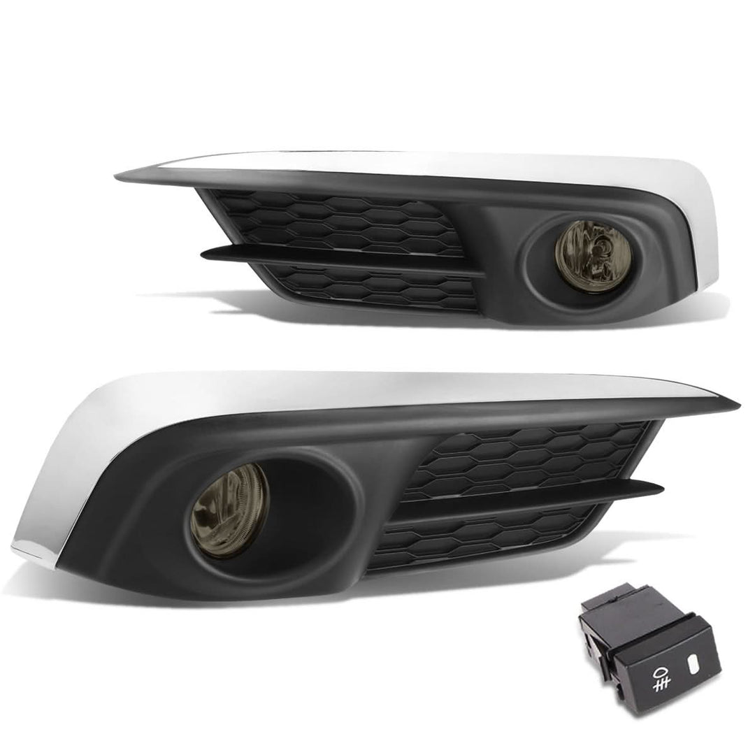 2016 Honda Civic Fog Lights with Switch & Bezel - Smoke H8 Bulb