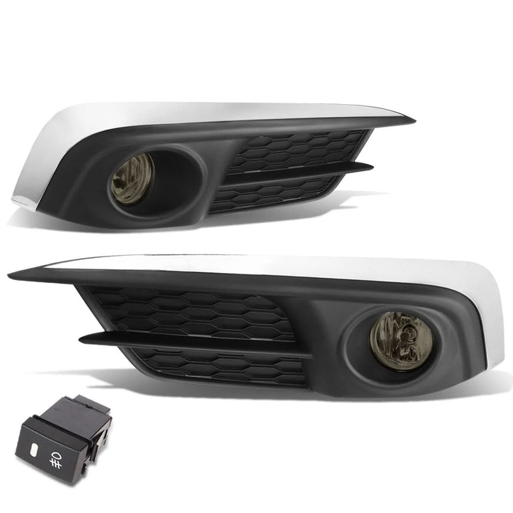 2016 Honda Civic Fog Lights with Switch & Bezel - Smoke H8 Bulb