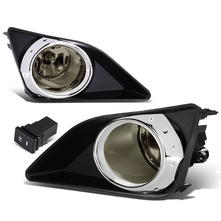 2009-2010 Toyota Corolla Fog Lights with Switch & Bezel - Smoke