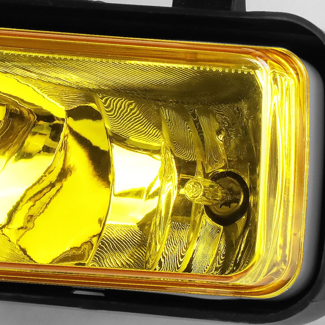 2015-2018 GMC Yukon Fog Lights with Switch & Bezel - Amber 5202 Bulb