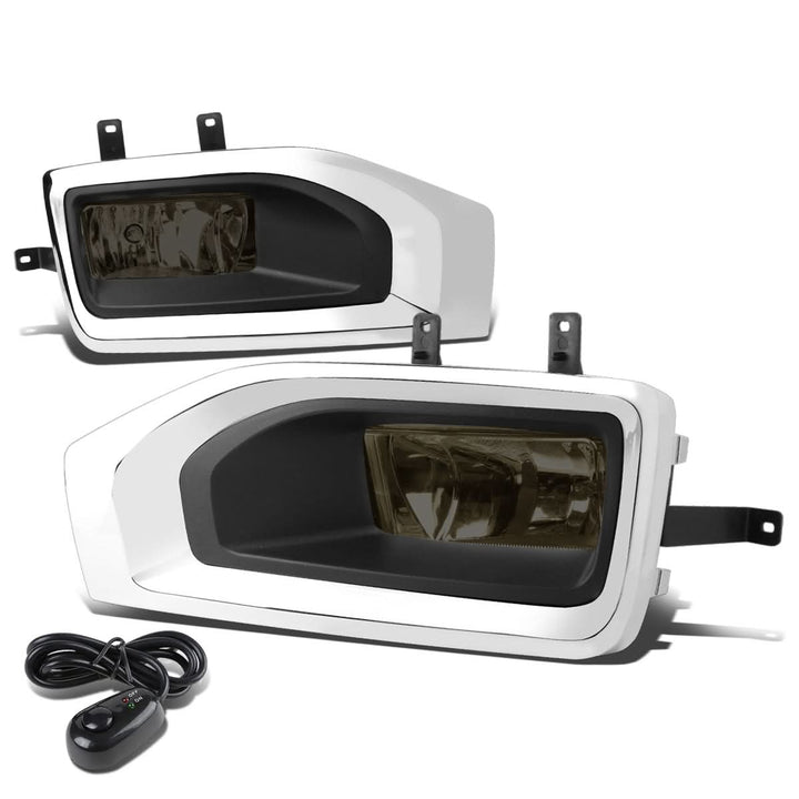 2015-2018 GMC Yukon Smoke Fog Lights with Switch & Bezel