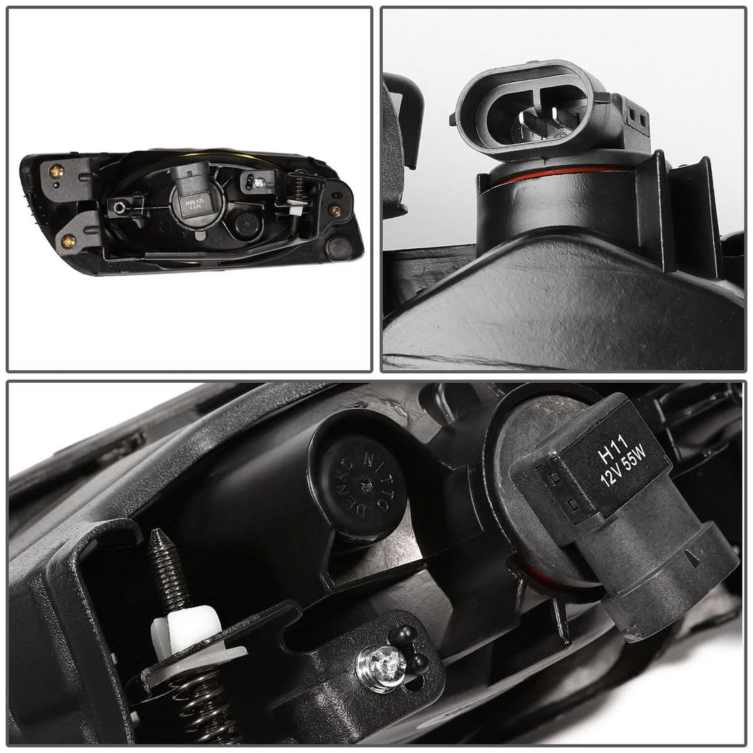 2012 Honda Civic 4-Door Fog Lights with Chrome Bezel & Switch H11