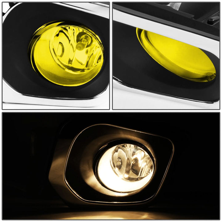 16-17 Toyota Tacoma Fog Lights with Switch & Bezel H11 Amber