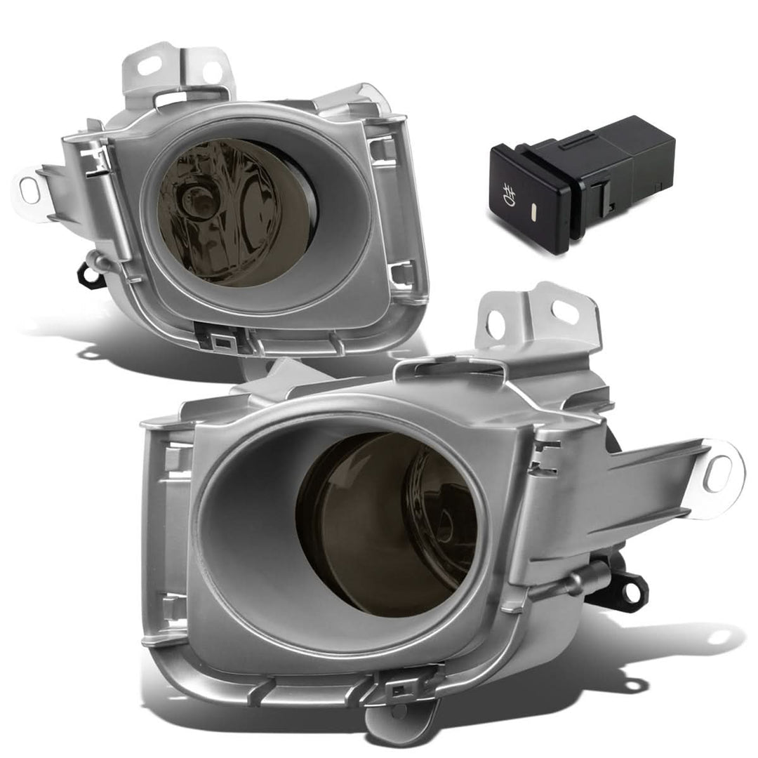 10-12 Toyota Prius Fog Lights with Switch & Bezel - Smoke H11