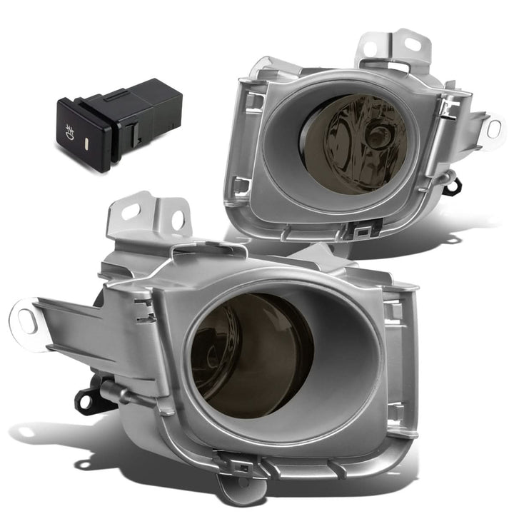 10-12 Toyota Prius Fog Lights with Switch & Bezel - Smoke H11
