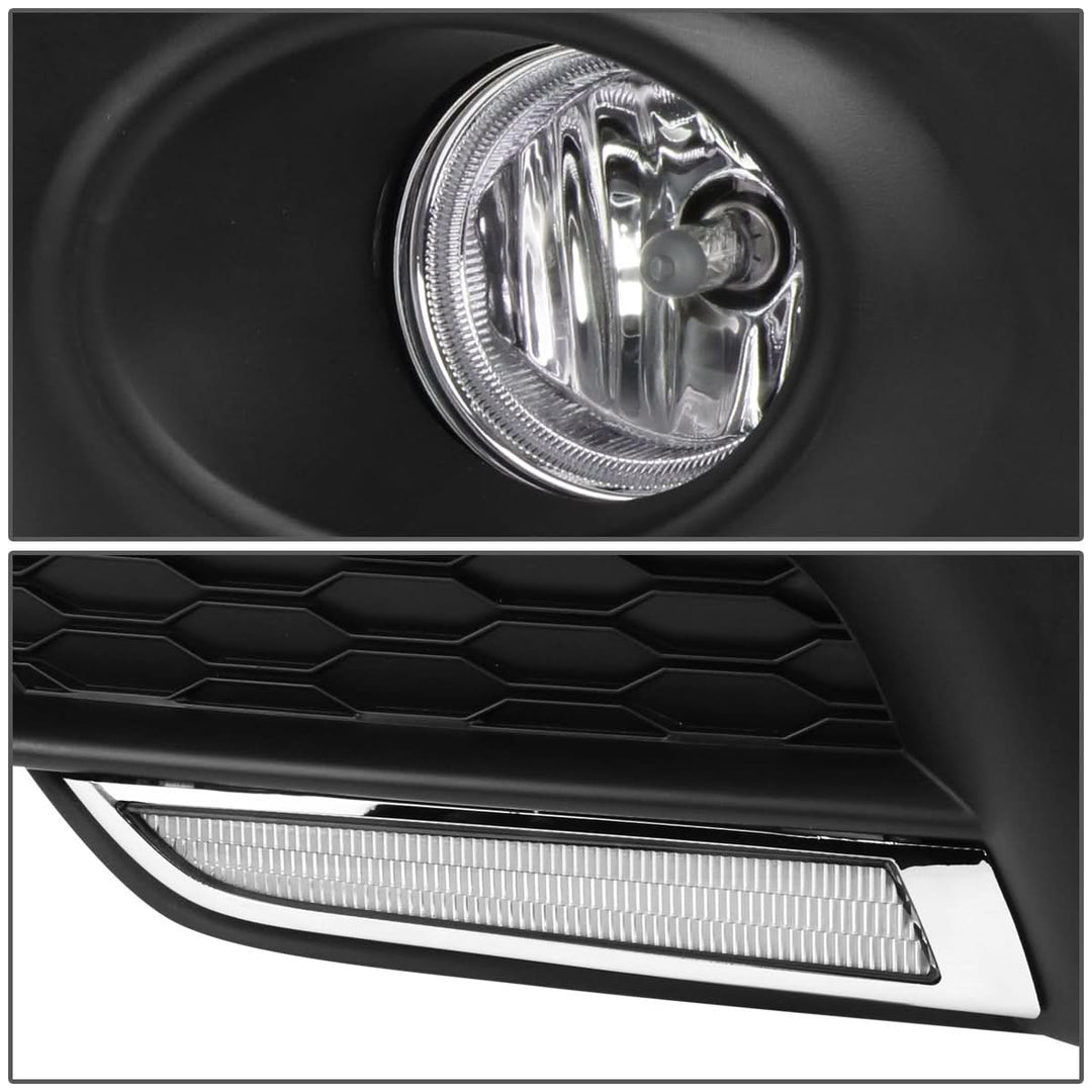 2016-2017 Honda Civic Sedan/Coupe LED DRL Fog Lights with Switch
