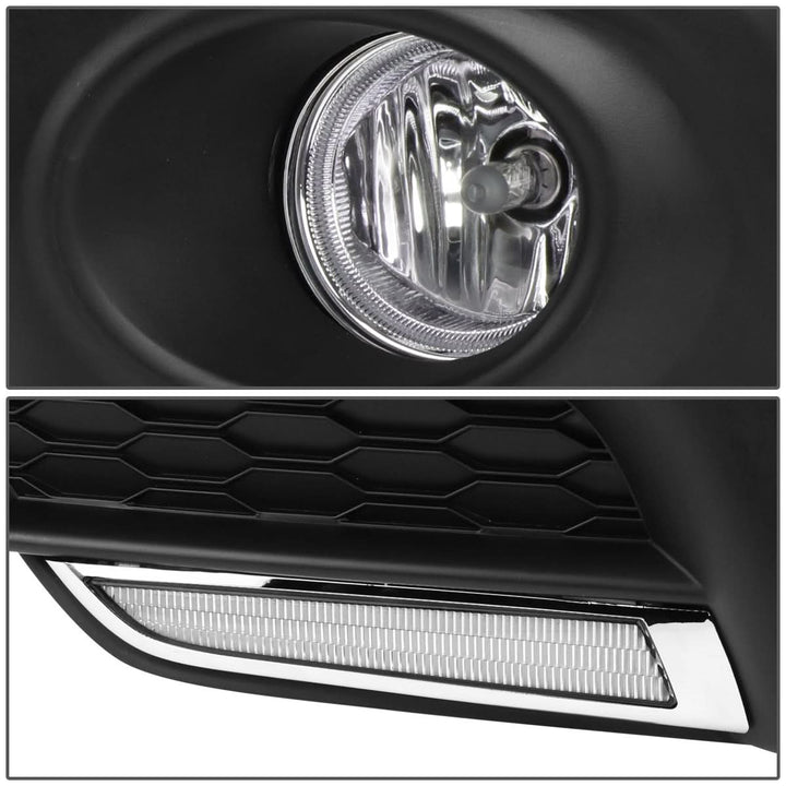 2016-2017 Honda Civic Sedan/Coupe LED DRL Fog Lights with Switch