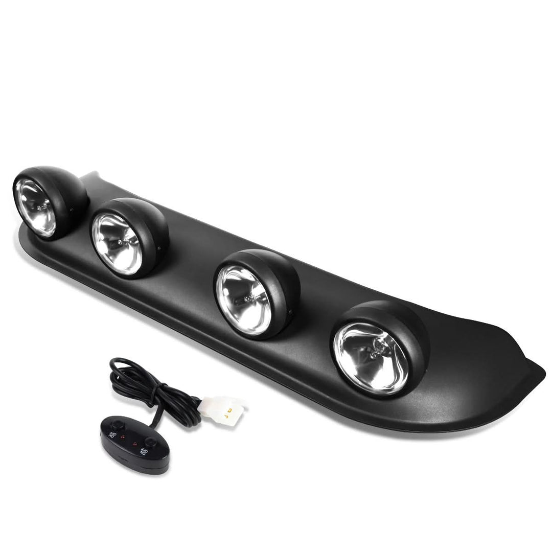Universal Fog Lights Roof Top Running Light with Switch H3 Clear