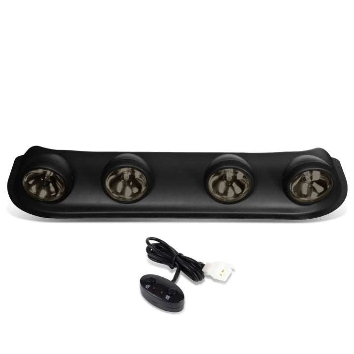 Universal Roof Top Running Fog Lights w/ Switch H3 Smoke