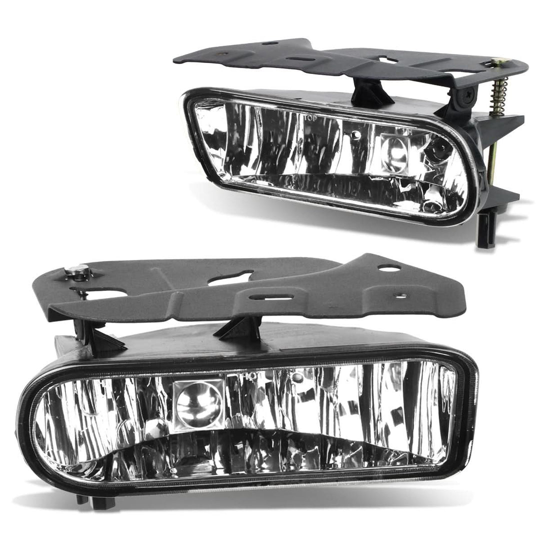 2002-2006 Cadillac Escalade Bolt-On Fog Lights Chrome Clear 899 Bulb