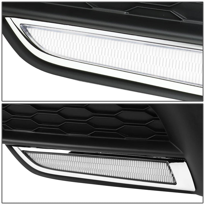 2016-2018 Honda Civic Fog Light Cover with Black Bezel