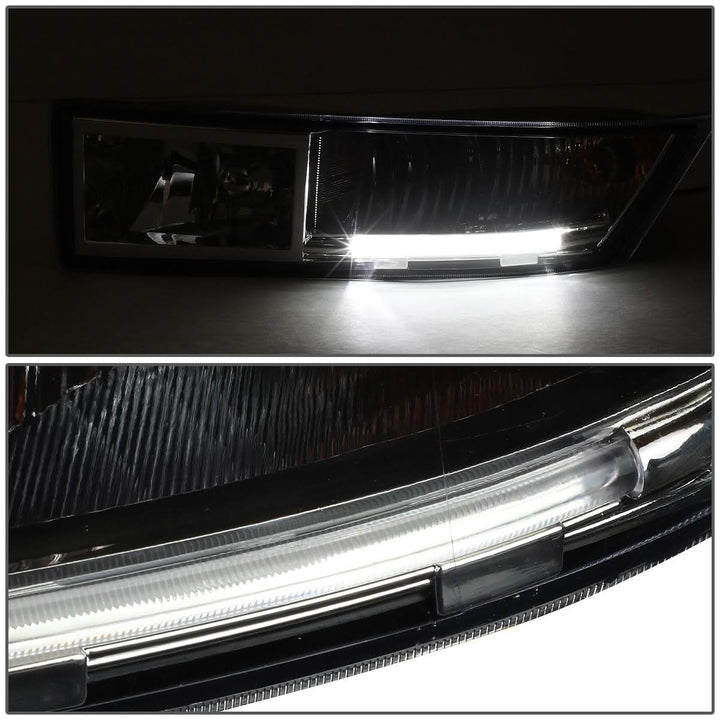 2007-2014 Cadillac Escalade Chrome Clear Fog Lights with Switch