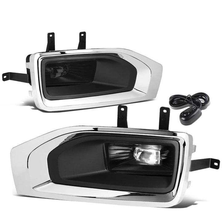 15-18 GMC Yukon High Powered LED Fog Lights with Switch - Smoke