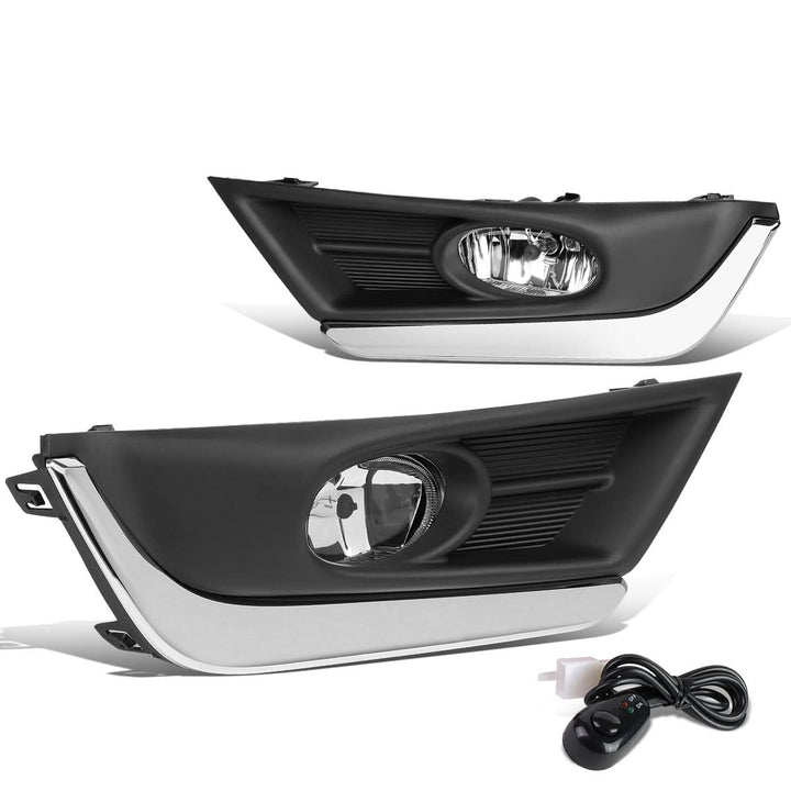 2017-2018 Honda CR-V Fog Lights with Chrome Trim Bezel