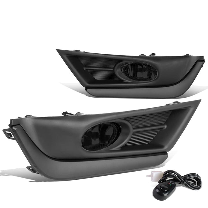 2017-2018 Honda CR-V Fog Lights with Black Trim Bezel - Smoke