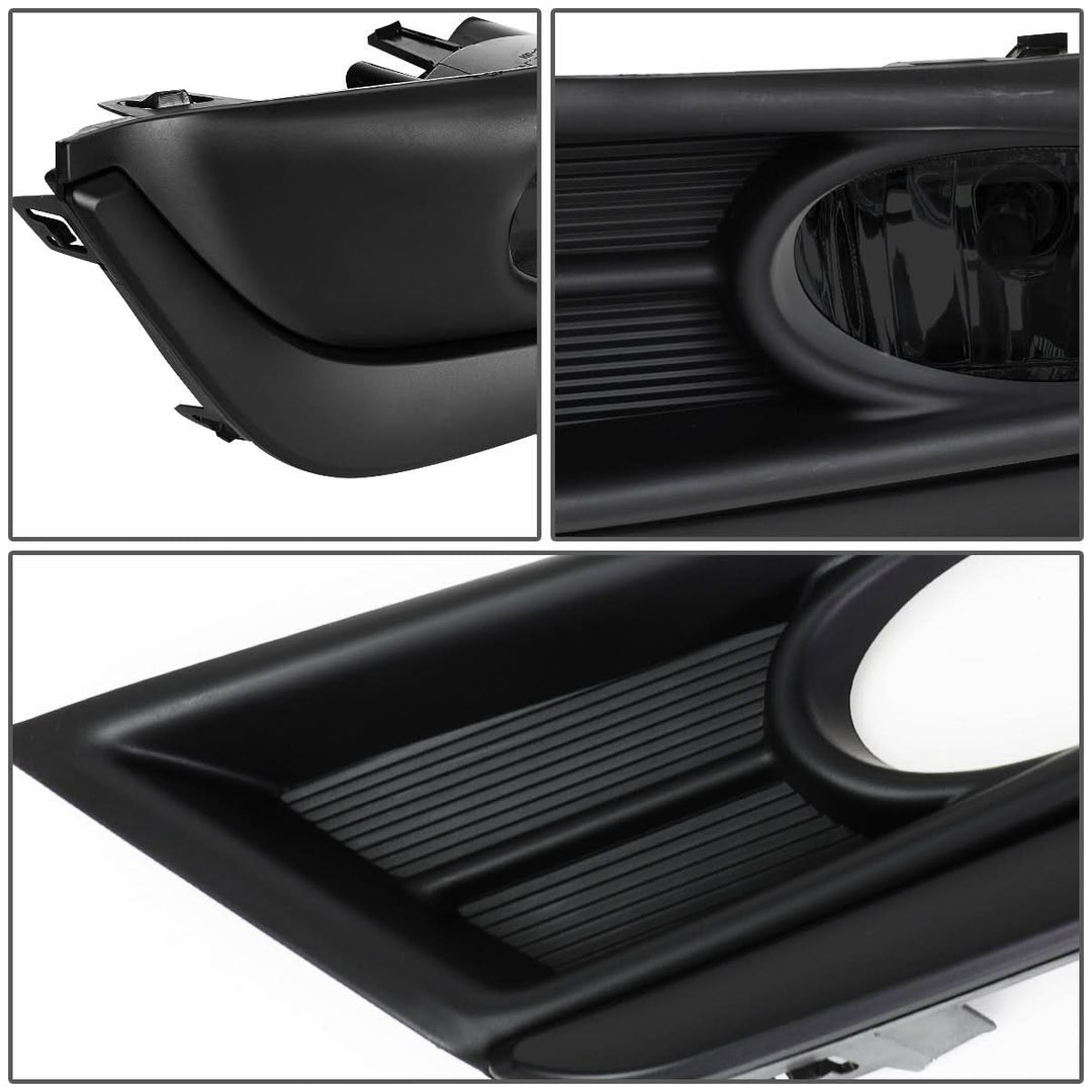 2017-2018 Honda CR-V Fog Lights with Black Trim Bezel - Smoke