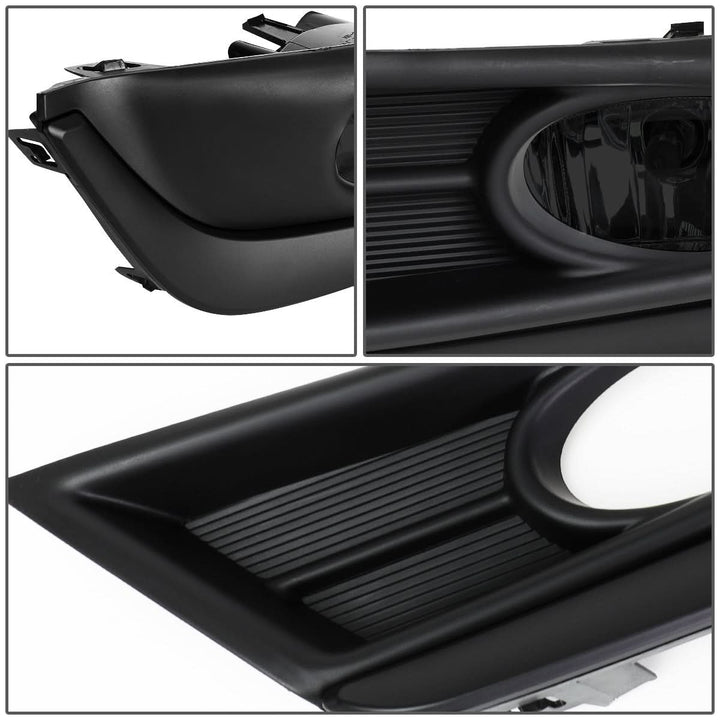 2017-2018 Honda CR-V Fog Lights with Black Trim Bezel - Smoke