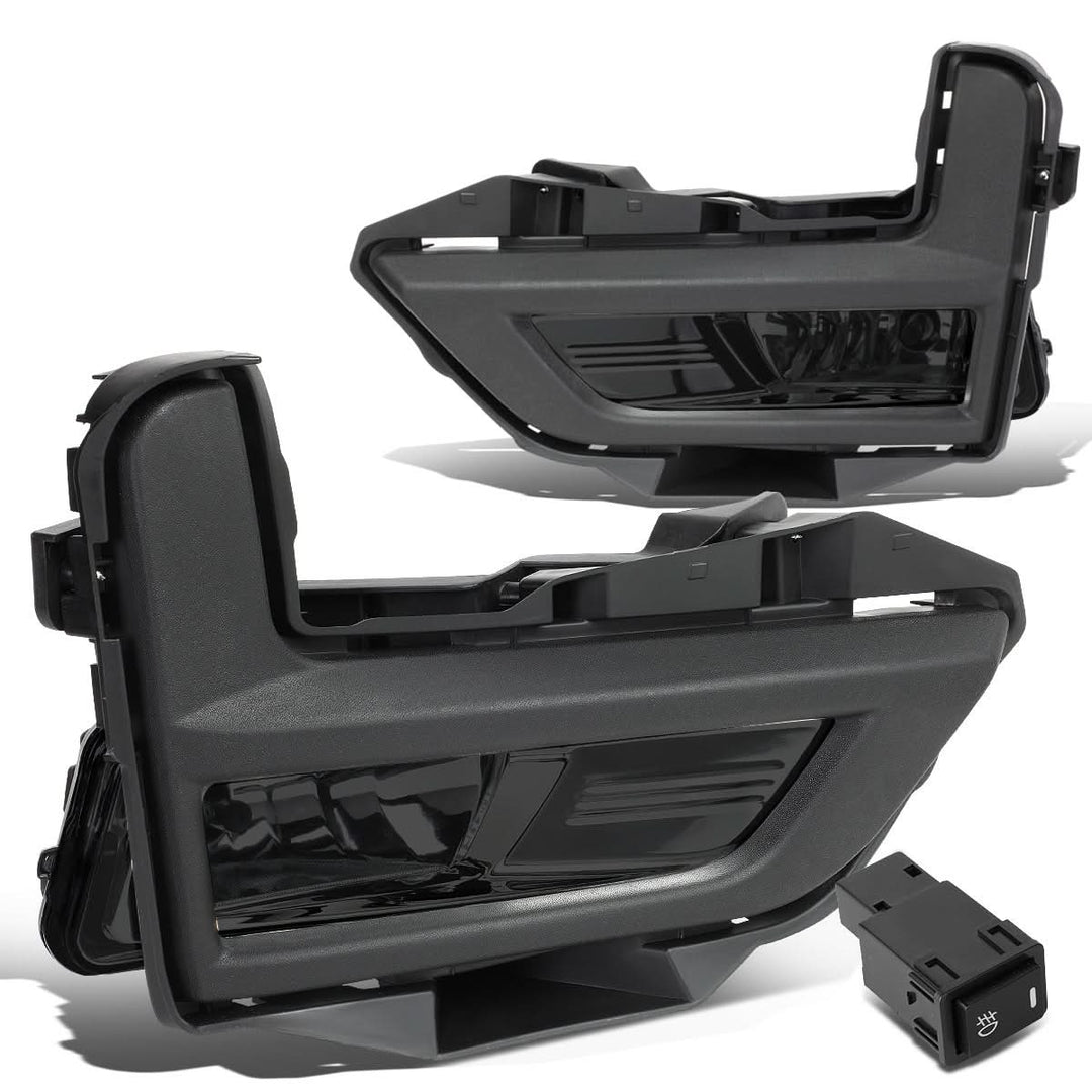 2017-2018 Nissan Rogue Smoke Fog Lights with Black Bezel