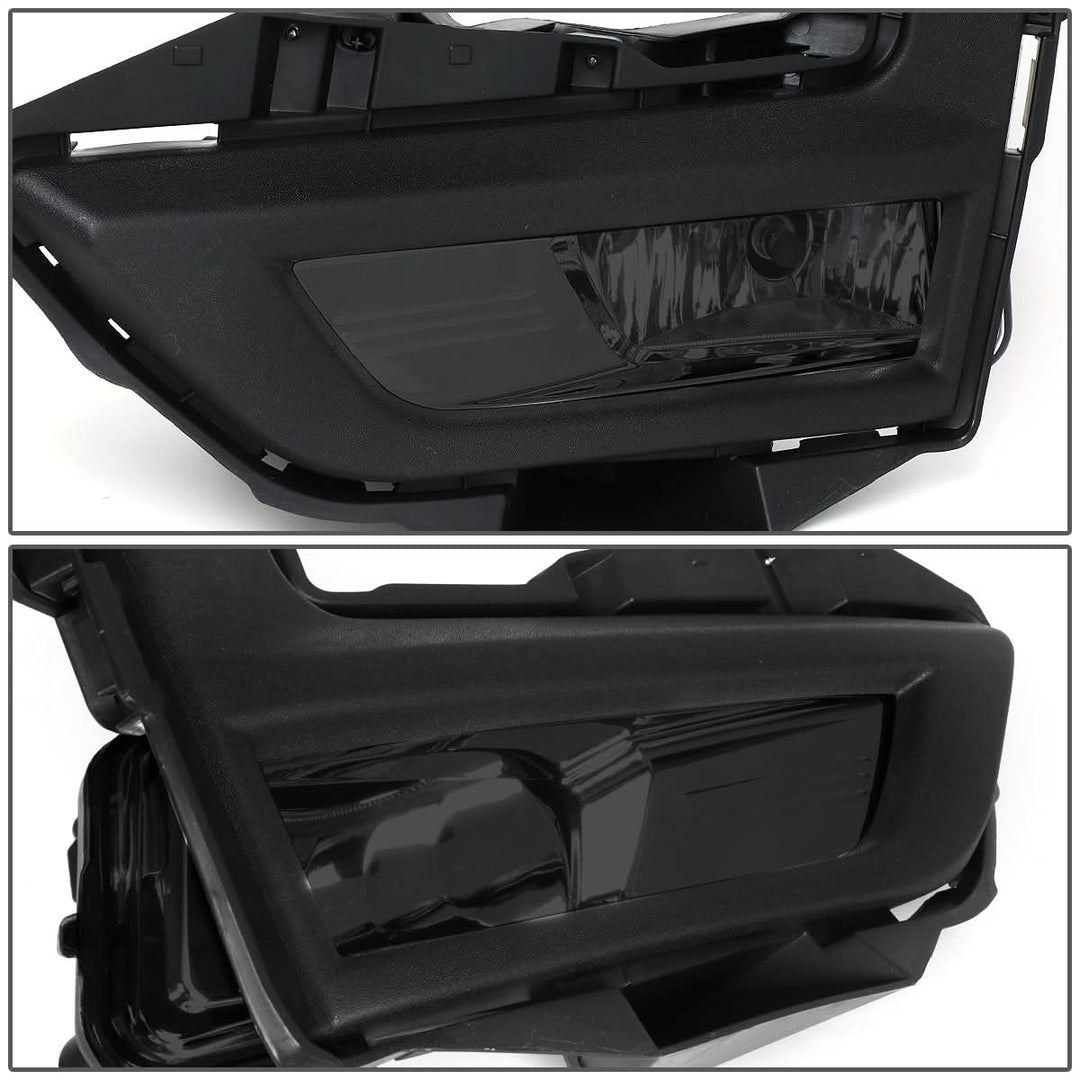 2017-2018 Nissan Rogue Smoke Fog Lights with Black Bezel