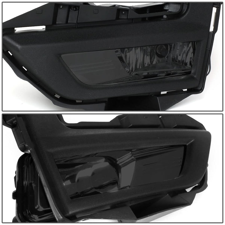 2017-2018 Nissan Rogue Smoke Fog Lights with Black Bezel