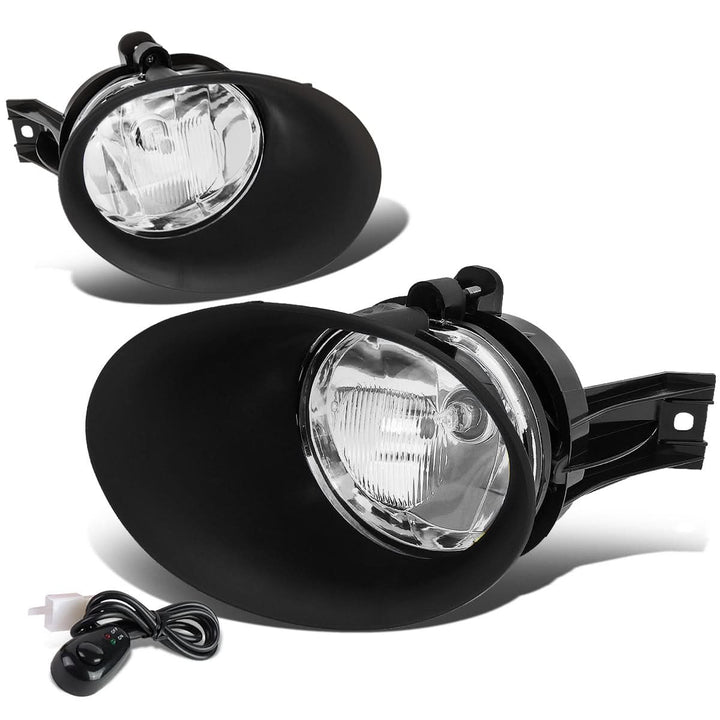 02-09 Dodge Ram Fog Lights w/ Switch & Bezel - Chrome/Clear