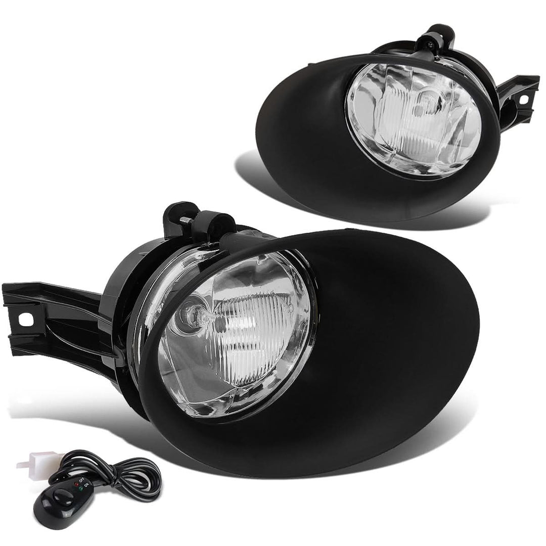 02-09 Dodge Ram Fog Lights w/ Switch & Bezel - Chrome/Clear
