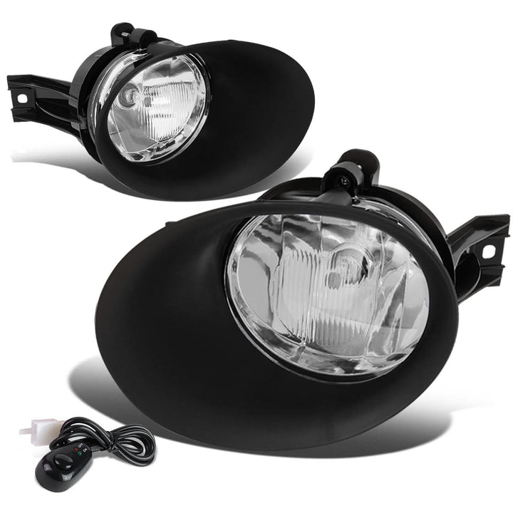 02-09 Dodge Ram Fog Lights w/ Switch & Bezel - Chrome/Clear
