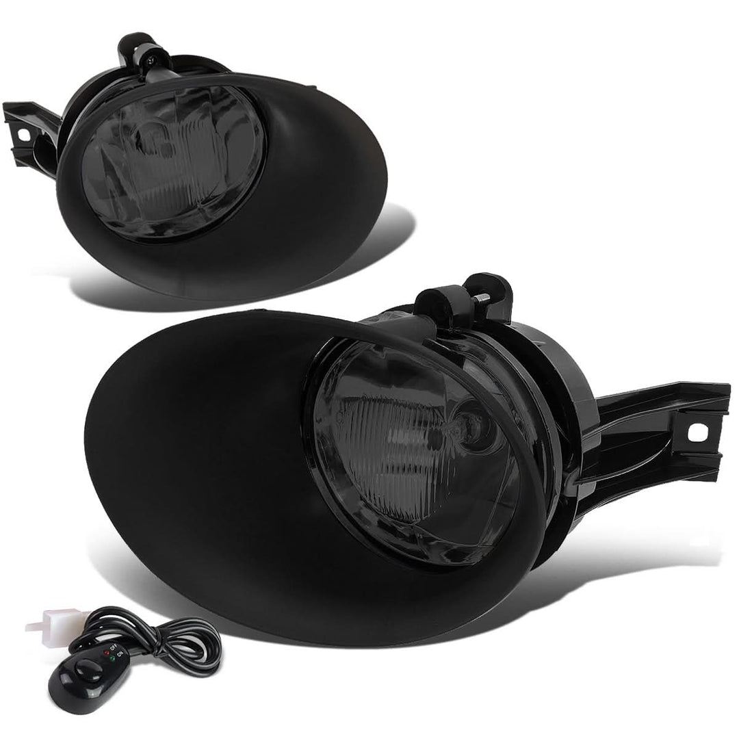 02-09 Dodge Ram 1500/2500/3500 Smoke Fog Lights w/ Switch & Bezel