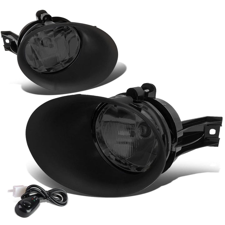 02-09 Dodge Ram 1500/2500/3500 Smoke Fog Lights w/ Switch & Bezel