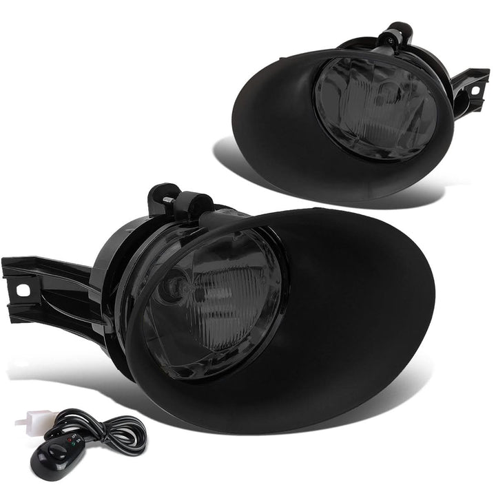 02-09 Dodge Ram 1500/2500/3500 Smoke Fog Lights w/ Switch & Bezel