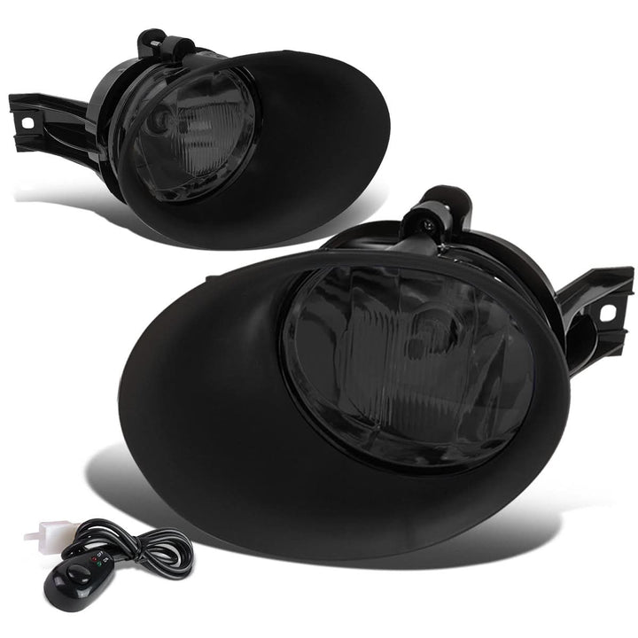 02-09 Dodge Ram 1500/2500/3500 Smoke Fog Lights w/ Switch & Bezel