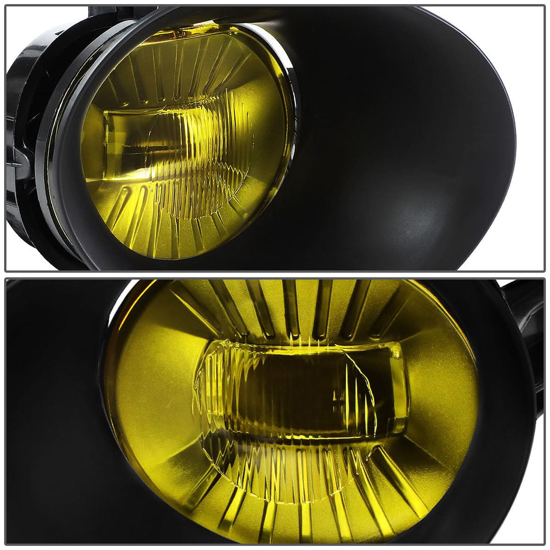 02-09 Dodge Ram Fog Lights with Switch & Bezel - Amber Steel Bumper