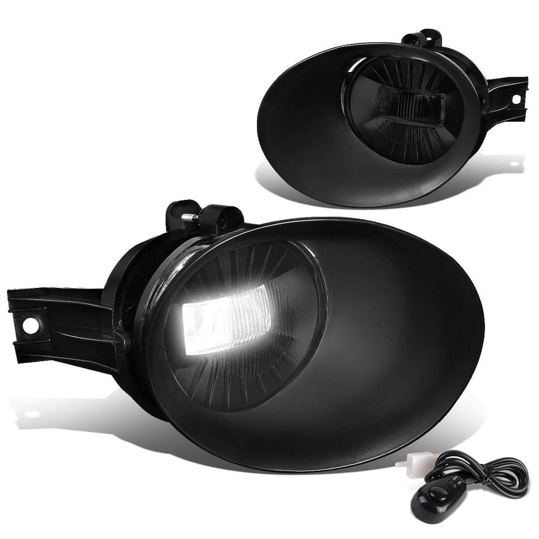 02-09 Dodge Ram Fog Lights w/ Switch & Bezel - Smoke
