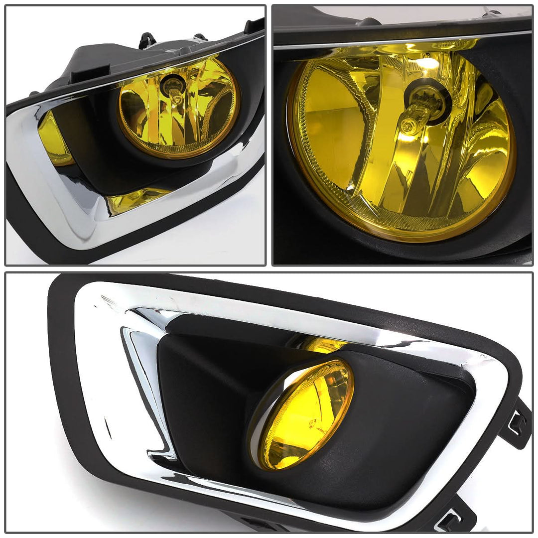 2015-2019 Chevrolet Colorado Fog Lights with Switch Chrome Bezel