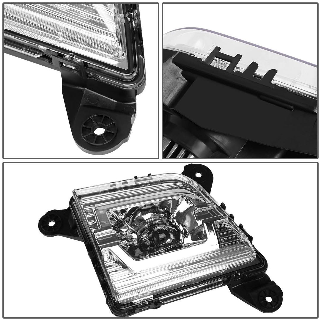 2019-2020 Chevrolet Silverado 1500 LED Fog Lights with Switch Chrome