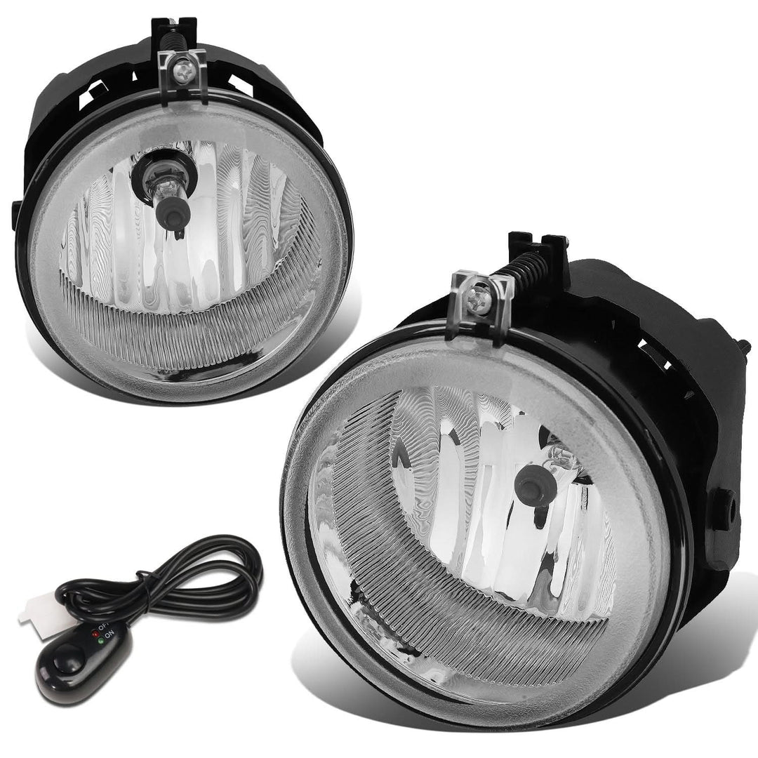 2005-2010 Dodge Multi-Model Chrome Fog Lights with Switch