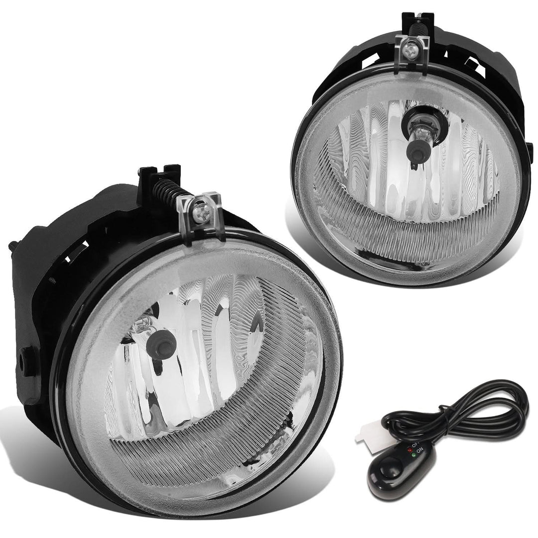 2005-2010 Dodge Multi-Model Chrome Fog Lights with Switch