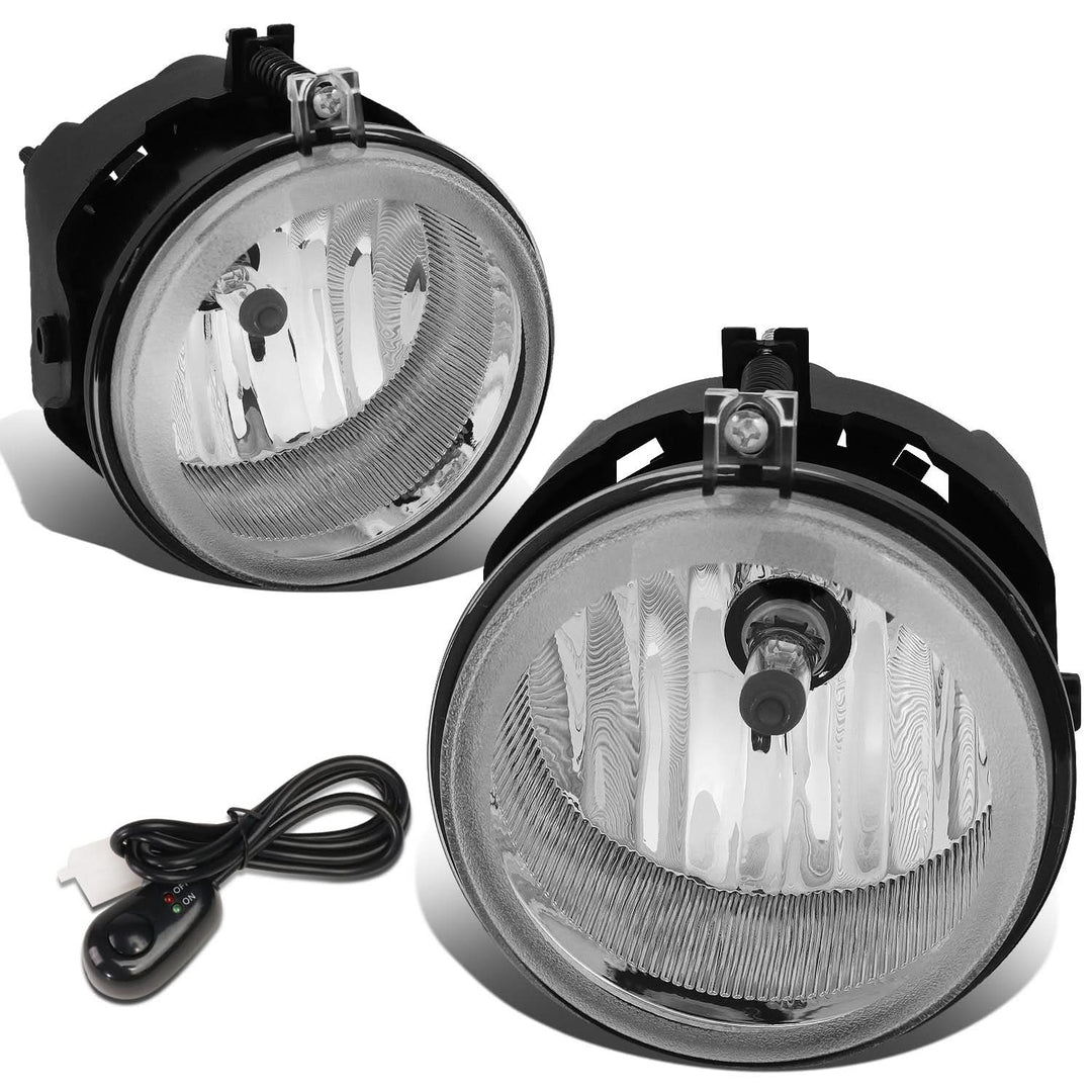 2005-2010 Dodge Multi-Model Chrome Fog Lights with Switch
