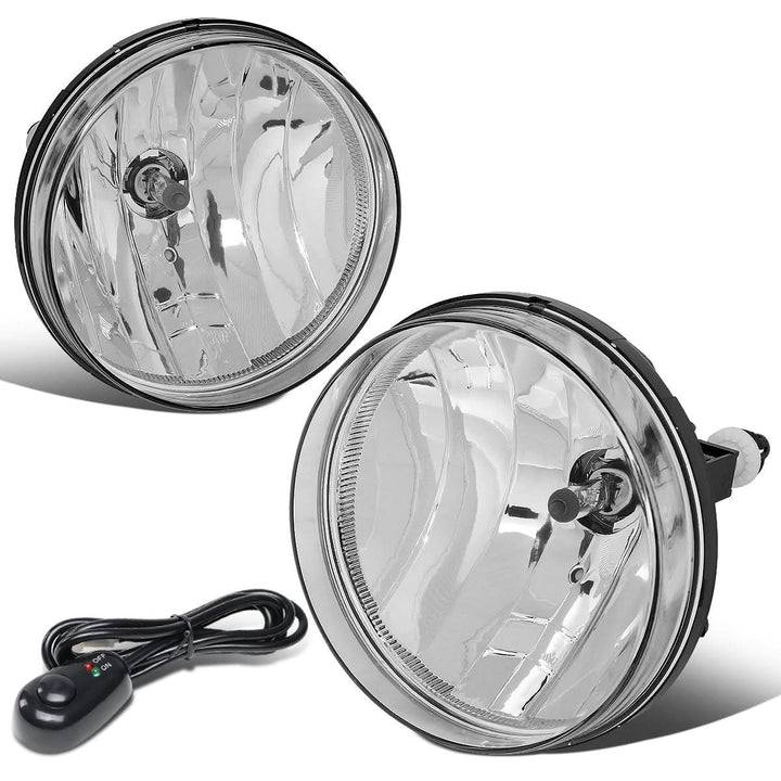 07-14 GMC Sierra Fog Lights with Switch - Chrome/Clear