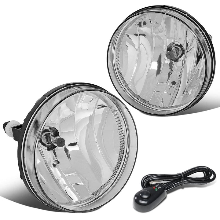 07-14 GMC Sierra Fog Lights with Switch - Chrome/Clear