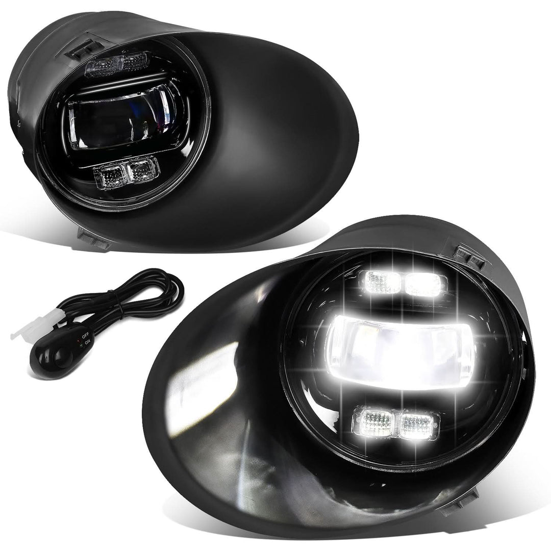 2007-2014 Toyota Tundra LED Fog Lights - Clear (Steel Bumper)