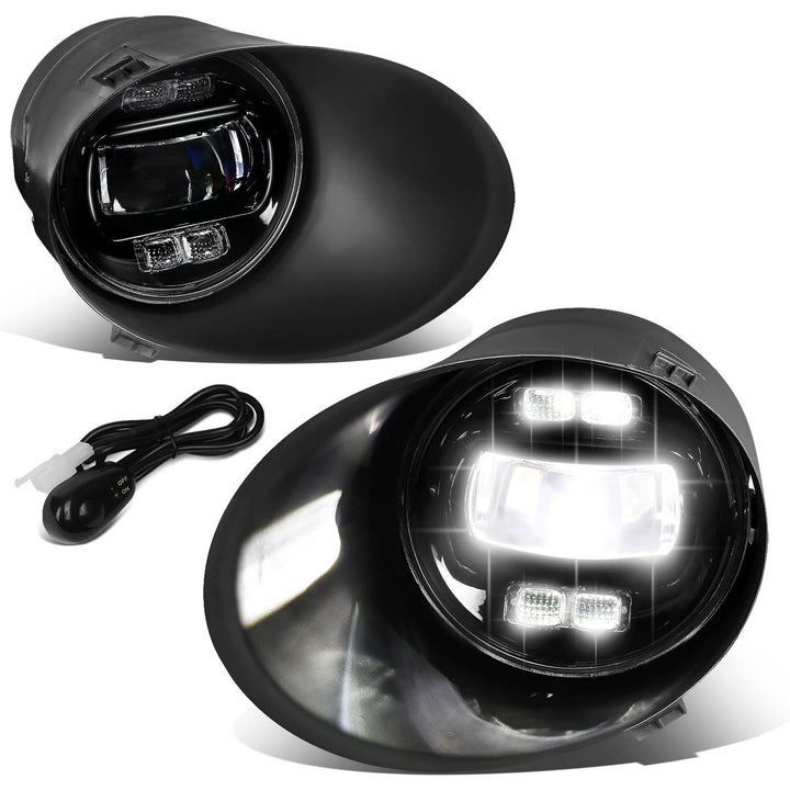 2007-2014 Toyota Tundra LED Fog Lights - Clear (Steel Bumper)