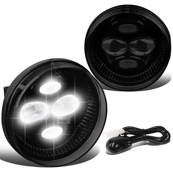 07-14 GMC Sierra 2500HD 3500HD / 07-13 Sierra 1500 LED Smoked Fog Lights