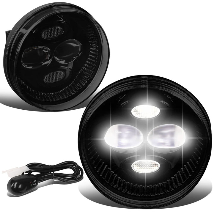 07-14 GMC Sierra 2500HD 3500HD / 07-13 Sierra 1500 LED Smoked Fog Lights