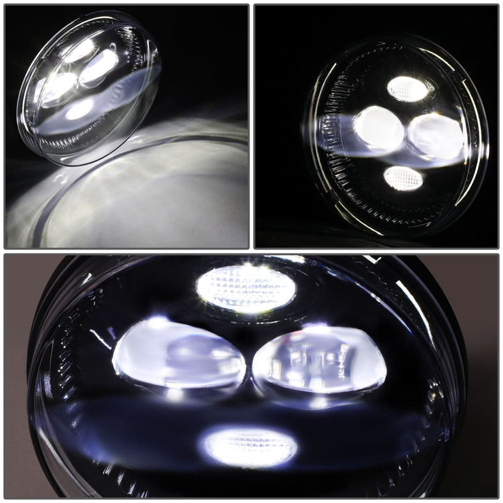 07-14 GMC Sierra 2500HD 3500HD / 07-13 Sierra 1500 LED Smoked Fog Lights