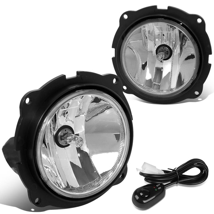 2007-2012 Ford Escape Fog Lights with Switch - Chrome/Clear