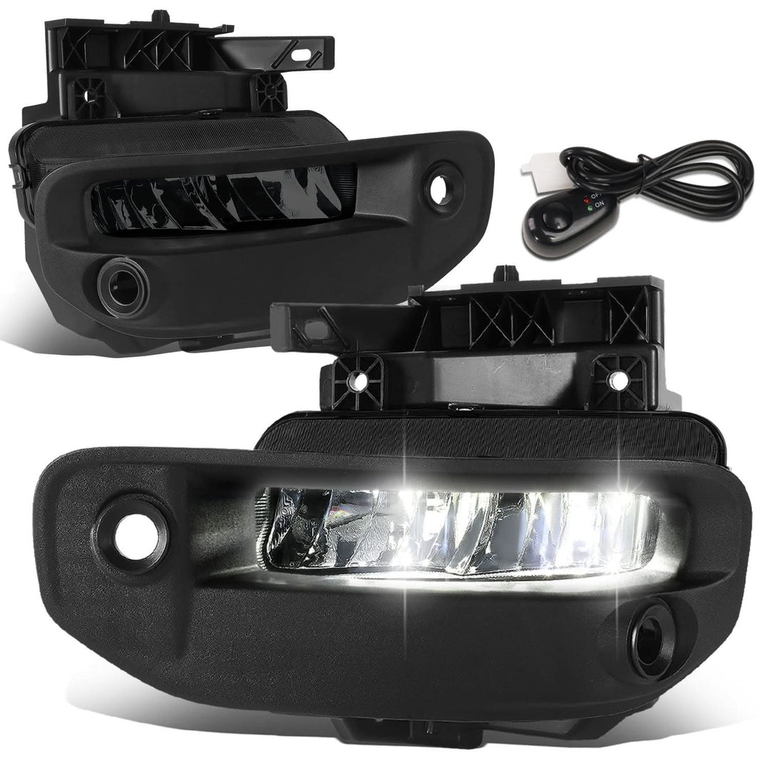 2019-2022 RAM 1500 LED Smoked Fog Lights w/ Parking Sensor Compatibility
